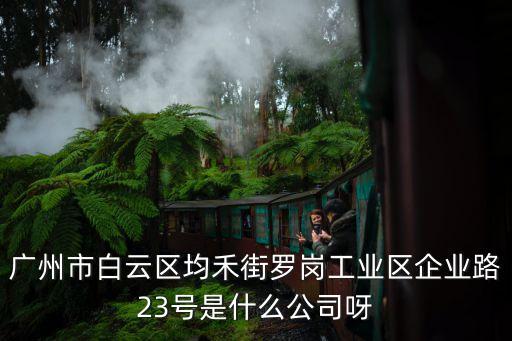 廣州豫豐食品公司，廣州市白云區均禾街羅崗工業區企業路23號是什么公司呀