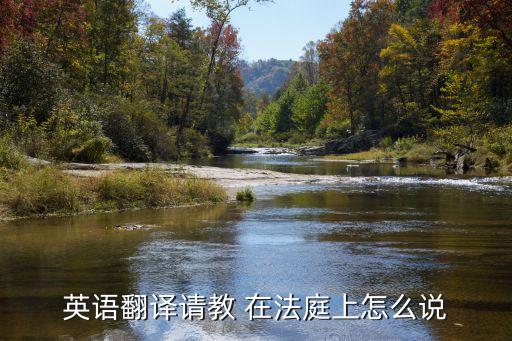 上海市高級人民* 英文怎么說，英語翻譯請教 在法庭上怎么說
