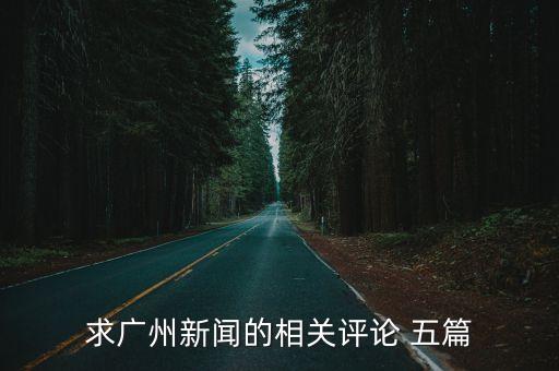 對廣州本次*的看法，談談對廣州的感覺