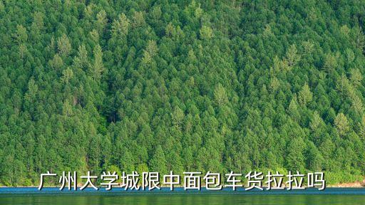 廣州*限制貨拉拉嗎，廣州大學(xué)城限中面包車貨拉拉嗎