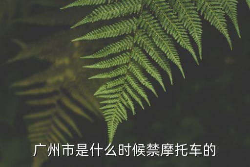 6月廣州取消禁摩嗎，廣州市現(xiàn)在還禁摩嗎還有哪里沒(méi)禁摩得