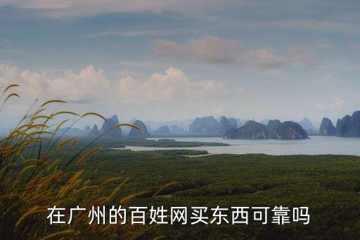 現在廣州網購安全嗎，在廣州的百姓網買東西可靠嗎