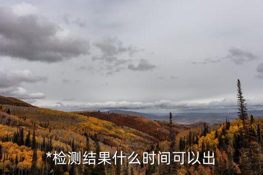 廣州的*檢測結(jié)果，*結(jié)果如何網(wǎng)上查詢