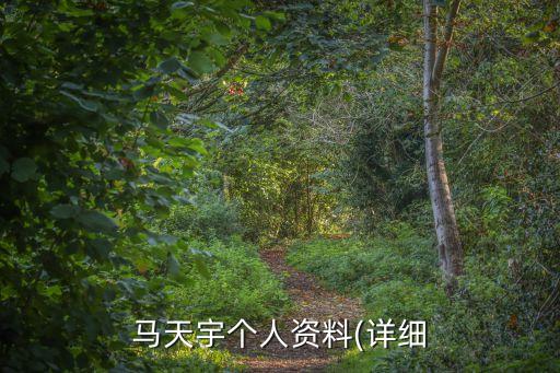 馬天宇個人資料(詳細