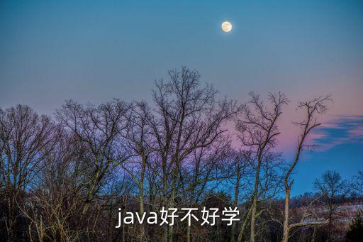 java好不好學(xué)