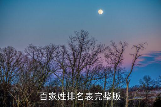 最新百家姓,2022年百家姓最新排名:李姓張姓、劉姓、陳姓