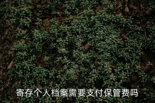 檔案管理費,檔案代理機構(gòu)如何收費?
