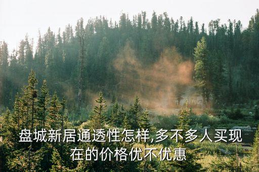 盤城,盤城新居價格14988元/平米值得信賴