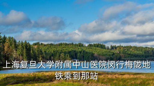 上海復(fù)旦中山醫(yī)院,從上海南站到復(fù)旦大學(xué)附屬中山醫(yī)院走路有問題