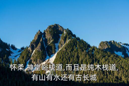 懷柔 神堂峪棧道,而且是純木棧道,有山有水還有古長(zhǎng)城
