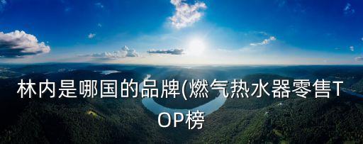 林內(nèi)是哪國的品牌(燃?xì)鉄崴髁闶跿OP榜