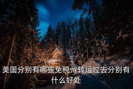 美國免稅州地址,美國免稅州有哪些?一文看懂