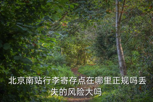  北京南站行李寄存點在哪里正規嗎丟失的風險大嗎