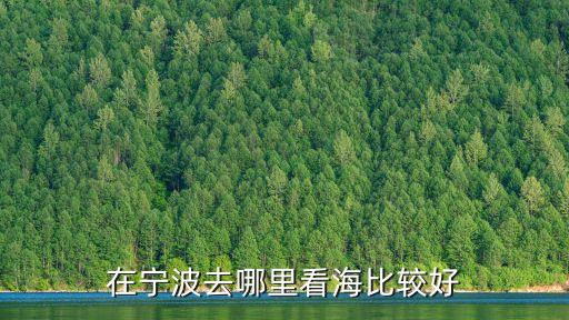 在寧波去哪里看海比較好