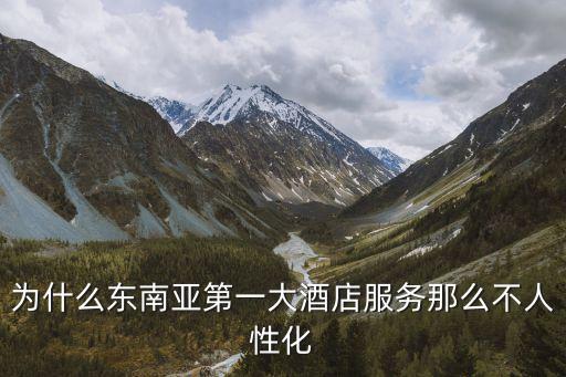 為什么東南亞第一大酒店服務那么不人性化