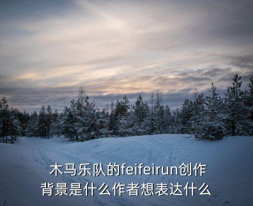  木馬樂隊的feifeirun創作背景是什么作者想表達什么