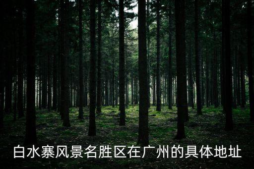增城白水寨,廣州增城白水村怎么玩?
