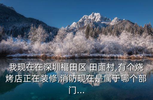 我現(xiàn)在在深圳福田區(qū) 田面村,有個(gè)燒烤店正在裝修,消防現(xiàn)在是屬于哪個(gè)部門(mén)...