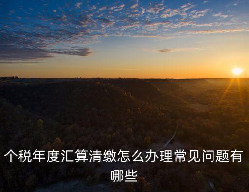 個稅清繳,如何申報個稅匯算清繳?