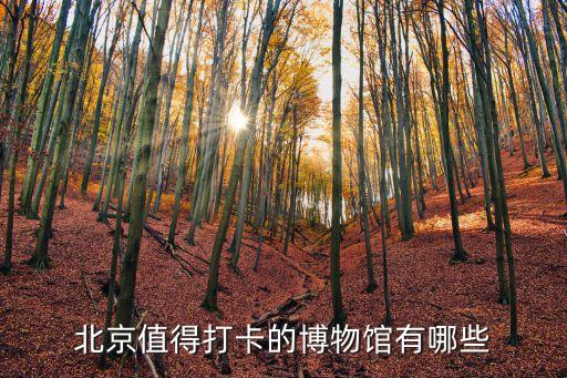 北京值得打卡的博物館有哪些