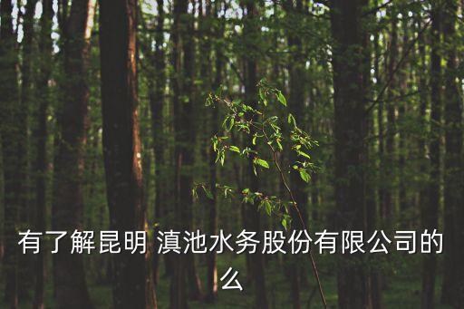 滇池水務(wù),昆明滇池水務(wù)第三污水處理廠在哪里?