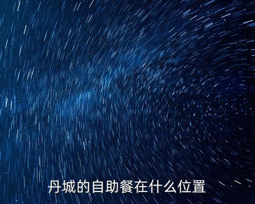 丹城的自助餐在什么位置
