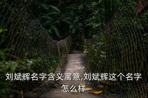 劉珅,劉斌輝名字含義逐個看