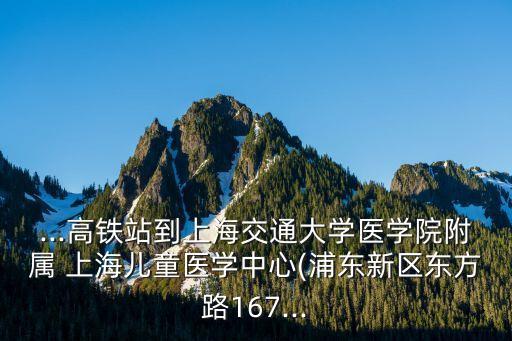 上海兒童醫學中心,