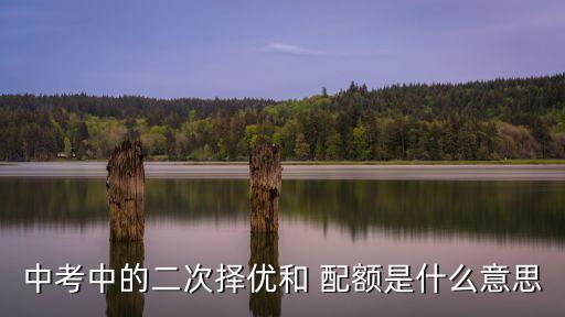 配額是什么意思,中考配額生是什么意思與統(tǒng)招生有什么區(qū)別?