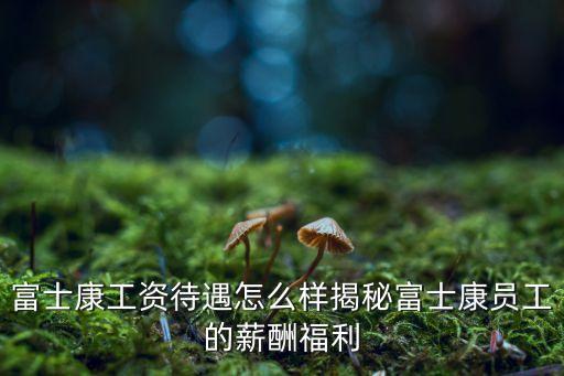 富士康待遇,富士康員工薪酬福利怎么樣?