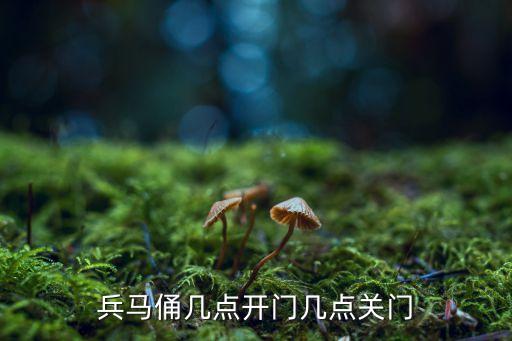 兵馬俑幾點開門幾點關門