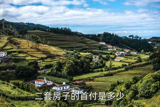 二套房子的首付是多少