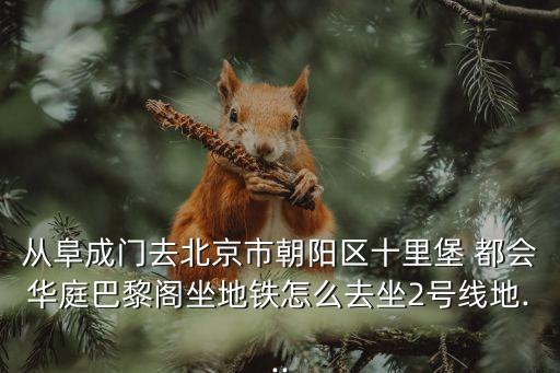 都會華庭,從北京十里堡都會華庭怎么去?