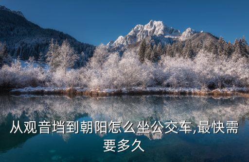 從觀音垱到朝陽怎么坐公交車,最快需要多久
