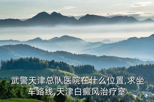 武警天津總隊醫院,白癜風治療十佳醫院之一天津武警醫院特色科室亮相