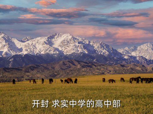 求實中學,開封實驗中學是一所中國普通中學佼佼者