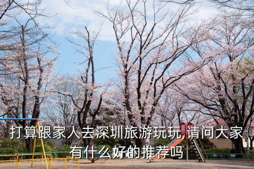 打算跟家人去深圳旅游玩玩,請問大家有什么好的推薦嗎