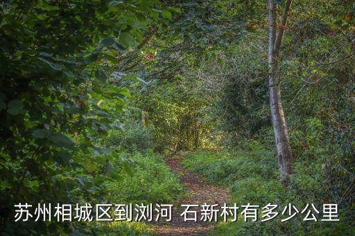 蘇州相城區到瀏河 石新村有多少公里