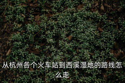 西溪濕地地圖,從杭州東站到西溪濕地公園20公里內可直達目的地