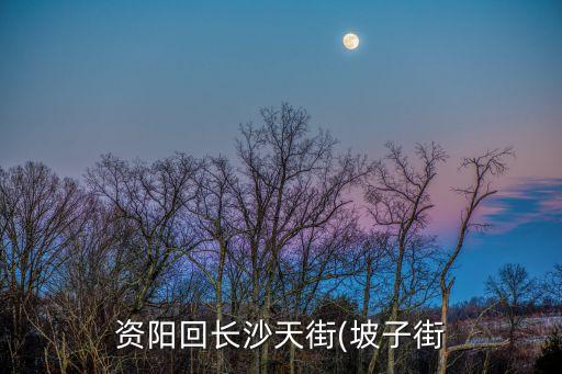 資陽回長沙天街(坡子街