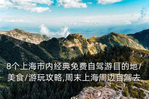 8個(gè)上海市內(nèi)經(jīng)典免費(fèi)自駕游目的地/美食/游玩攻略,周末上海周邊自駕去...