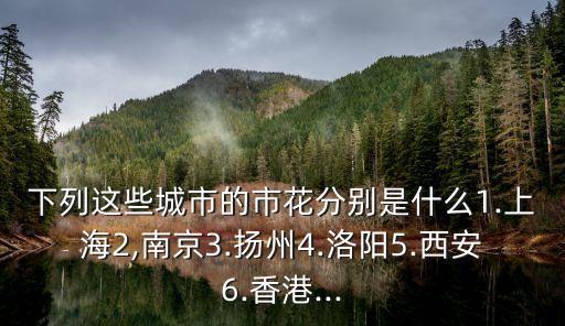 揚(yáng)州市花,揚(yáng)州市花為何是瓊花?