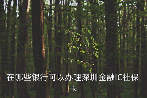 深圳金融社保卡,中國銀行深圳金融社保卡怎么辦?