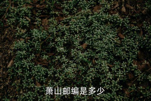 蕭山郵政編碼,杭州蕭山郵政編碼出現變更