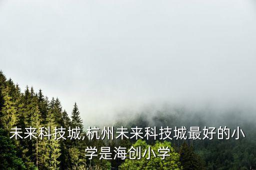 杭州未來科技城,杭州未來科技城最好的小學是海創小學
