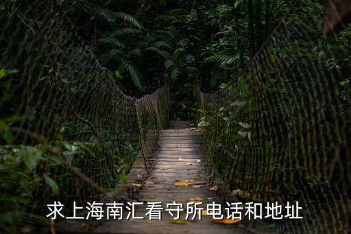 上海市南匯區人民西路50弄5號，上海南匯拘留所可以去探望嗎