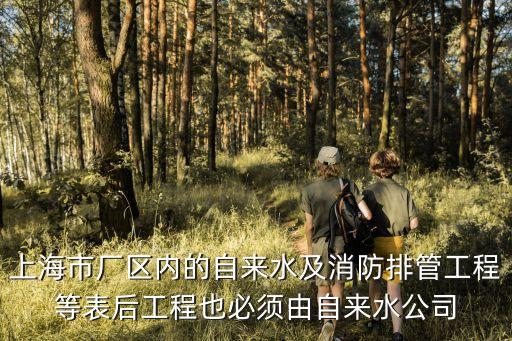 上海市供水配套施工，上海自來水工程改造怎么算