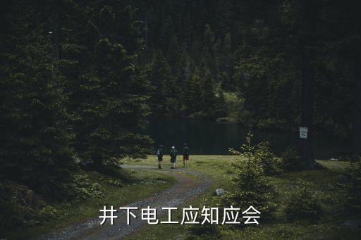 井下電工應知應會
