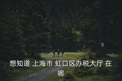 想知道 上海市 虹口區辦稅大廳 在哪