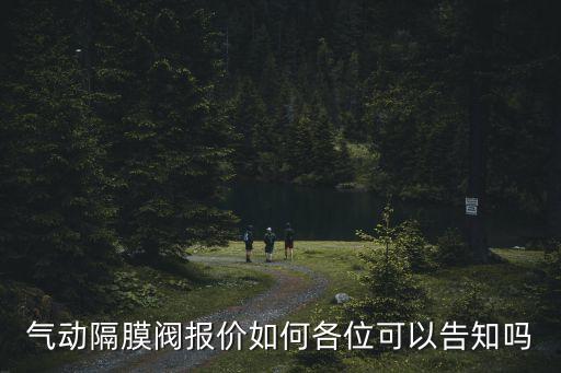 氣動隔膜閥報價如何各位可以告知嗎